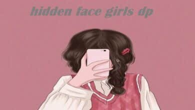 hidden face girls dp