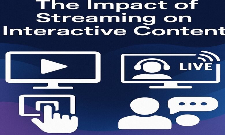 The Impact of Streaming on Interactive Content