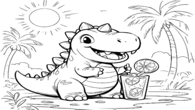 Dinosaur Coloring Pages