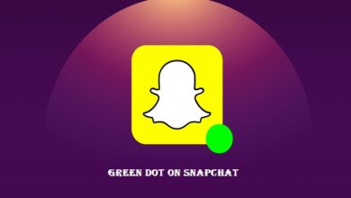 green dot on snapchat